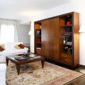 Storage wall DECO' walnut or moka