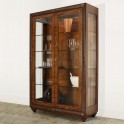 Showcase DECO'  Walnut or moka  2 doors