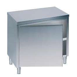 Cupboard steel with a hinged door 