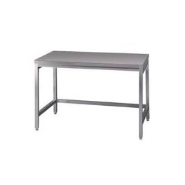 Stainless steel tables on legs 500 with crossbars