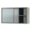 Stainless steel wall  mounted  cupboards 400 high with doors with sliding doors  