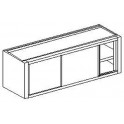 Stainless steel two sides cupboards to assemble with columns on central working tables