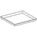 Alluminesed steel sheet baking pans standard with reinforced corners 