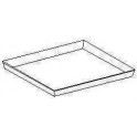 Alluminesed steel sheet baking pans standard with reinforced edges and corners 