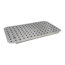 Stainless steel perforated false bottom for bain marie bowls