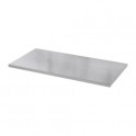 Stainless steel shelf smooth for BM