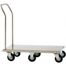 Stainless steel platform trolleys for generic merchandise 100kg