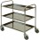Stainless steel multi purpose trolleys with 3 shelves 880