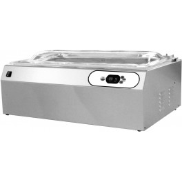 Stainless steel digital vacuum packing machine with chamber 2x400