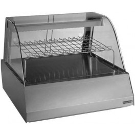 Stainless steel refrigerated display cases 780 with curved glasses for bench