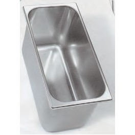 Ice cream parlour tubs stainless steel 150