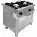 Stainless steel gas stoves 600 on open counter 1 B