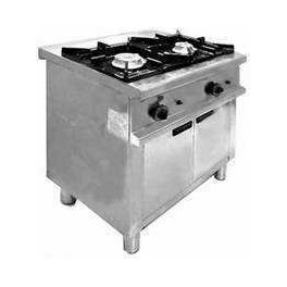 Stainless steel gas stoves 600 on cupboard 2 B