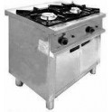 Stainless steel gas stoves 600 on cupboard 3 B