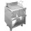 Stainless steel electric deep fat fryers Combi 600 with 1 bowl on open counter 24 lt.