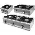 Stainless steel gas stoves 600 for bench 3 burners