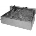 Stainless steel electr. fryers 36 for bench - 2b - Mini series