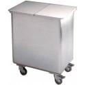 Stainless steel container trolley