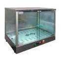 Stainless steel  heated display case for bench 420