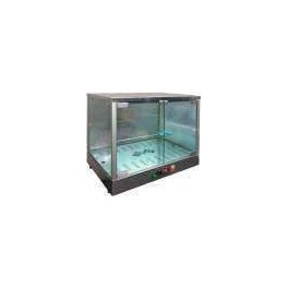 Stainless steel  heated display case for bench 420
