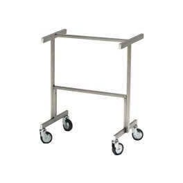 Stainless steel trolleys for display case 600
