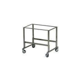 Stainless steel trolleys for display case for baking pans and bain marie 1680
