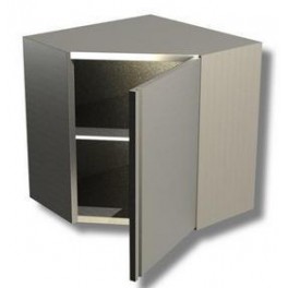 Stainless steel  wall mounted cupboards 400  corner unit